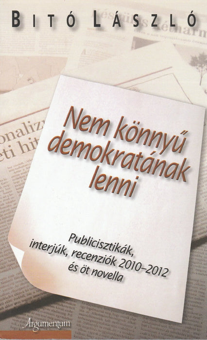 Nem könnyű demokratának lenni - Oskola Antikvárium