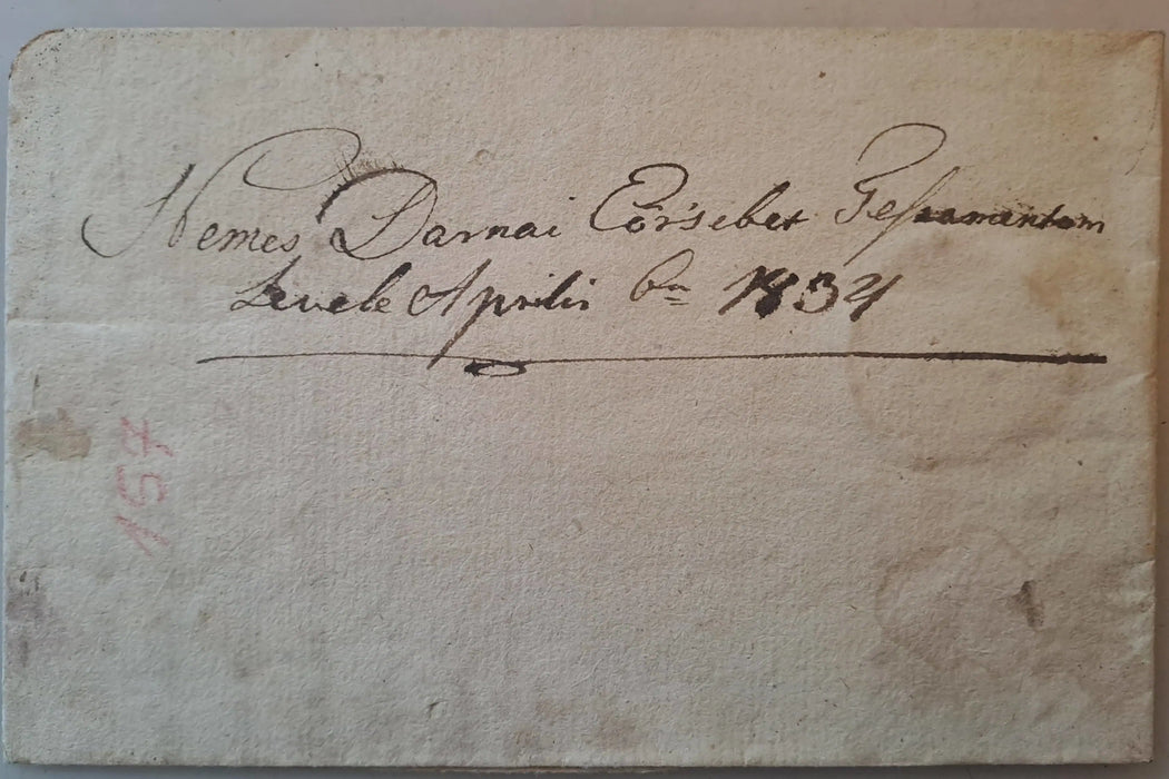 Nemes Darnai Erzsébet végrendelete 1834 - ből - Oskola Antikvárium