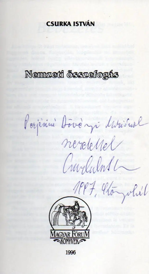 Nemzeti összefogás - Oskola Antikvárium