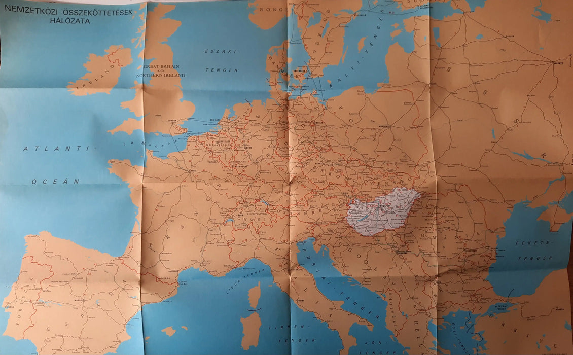 Nemzetközi menetrend 1987 - 1988 - Oskola Antikvárium