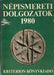 Népismereti dolgozatok 1980 - Oskola Antikvárium