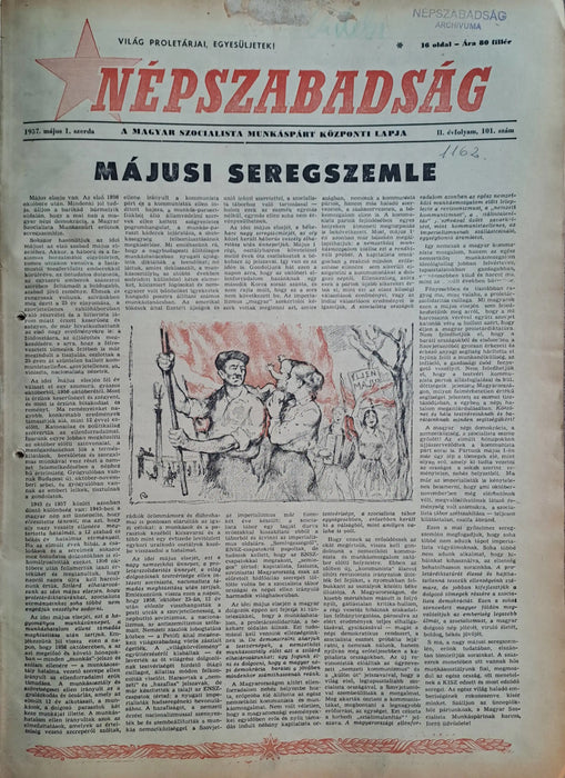 Népszabadság II. évfolyam 101 - 127. szám 1957. május - Oskola Antikvárium
