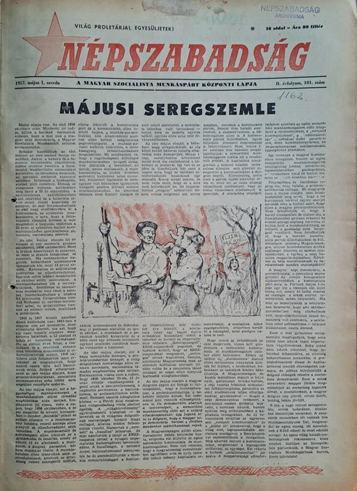 Népszabadság II. évfolyam 101 - 127. szám 1957. május - Oskola Antikvárium