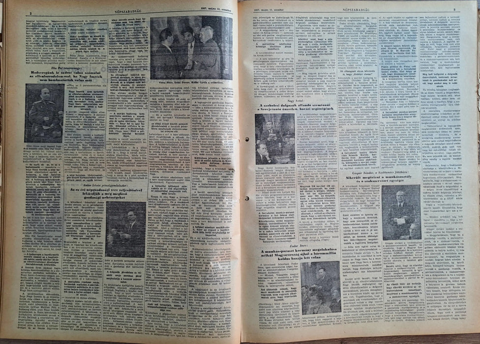 Népszabadság II. évfolyam 101 - 127. szám 1957. május - Oskola Antikvárium