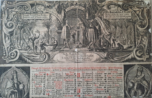 Neu und Alt Almanach Marci Freunde/auff das Jahr nach der Geburt Jesu Christi 1665. - Oskola Antikvárium