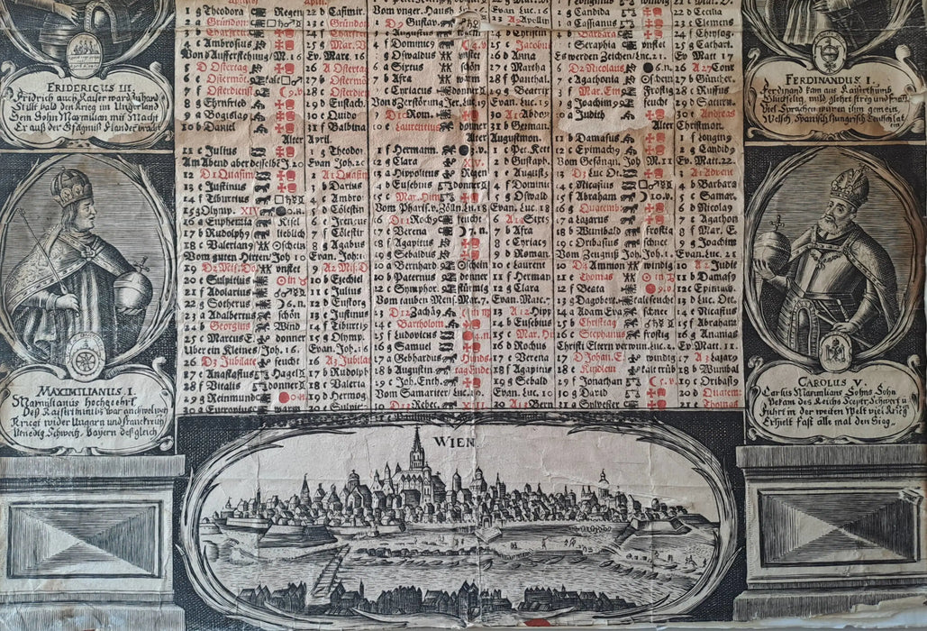 Neu und Alt Almanach Marci Freunde/auff das Jahr nach der Geburt Jesu Christi 1665. - Oskola Antikvárium