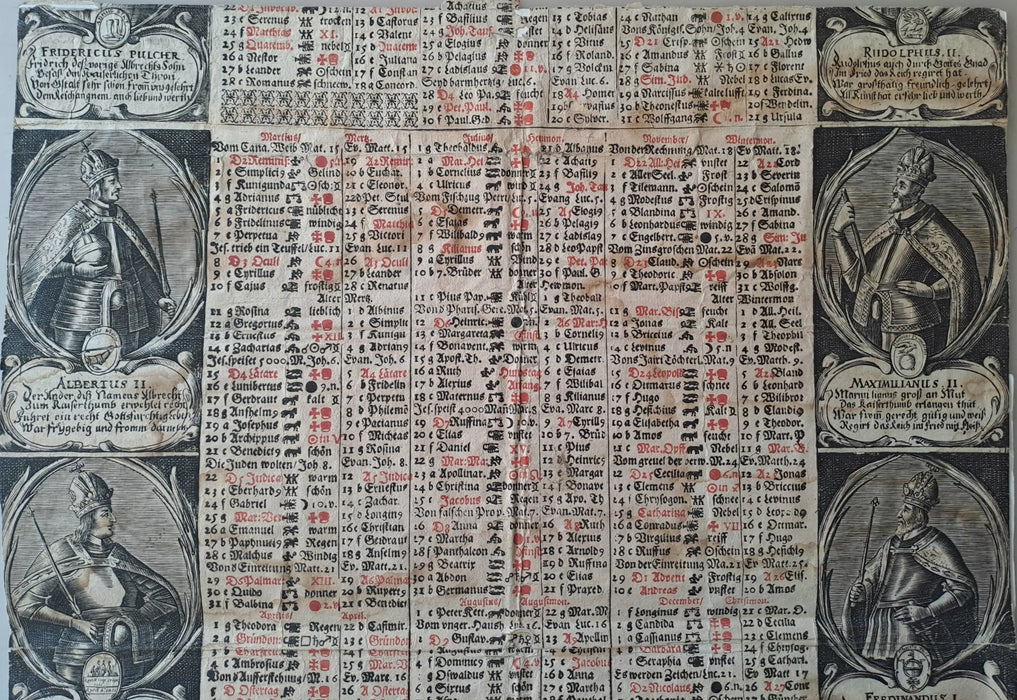 Neu und Alt Almanach Marci Freunde/auff das Jahr nach der Geburt Jesu Christi 1665. - Oskola Antikvárium