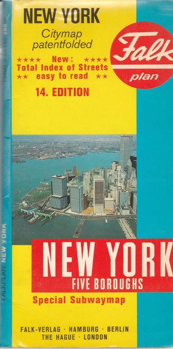 New York Citymap - Falkplan - Oskola Antikvárium