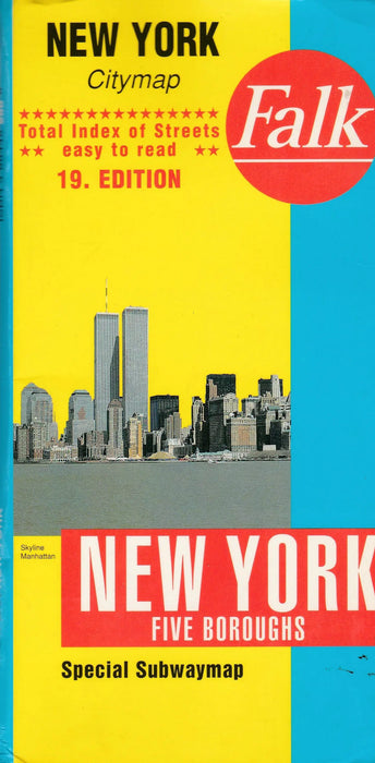 New York Citymap - Falkplan - Oskola Antikvárium