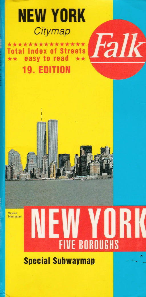 New York Citymap - Falkplan - Oskola Antikvárium