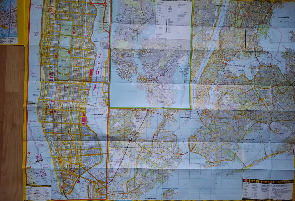 New York Citymap - Falkplan - Oskola Antikvárium