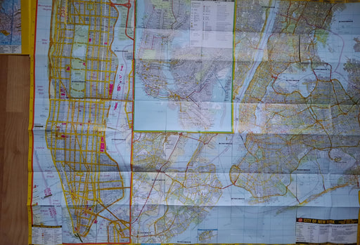 New York Citymap - Falkplan - Oskola Antikvárium