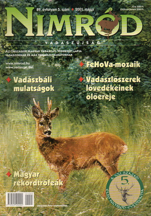 Nimród Vadászújság 2001. május 89. évf. 5. szám - Oskola Antikvárium