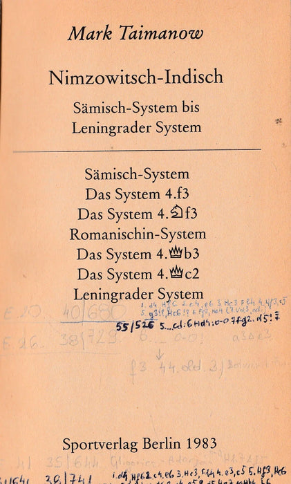 Nimzowitsch - Indisch - Oskola Antikvárium