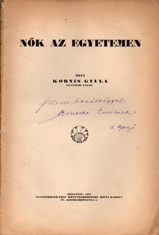 Nők az egyetemen - Oskola Antikvárium