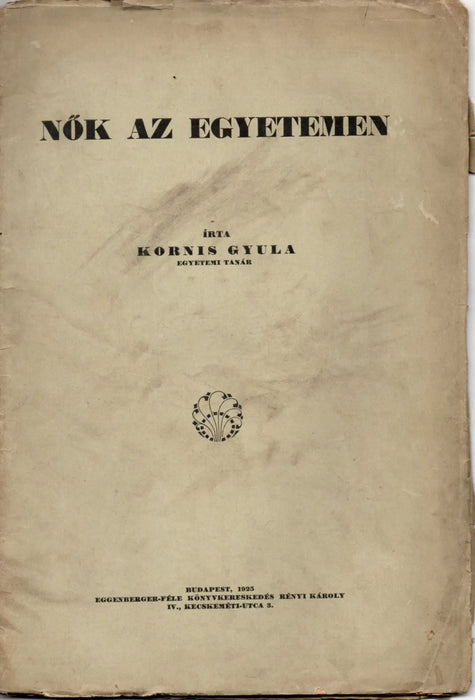 Nők az egyetemen - Oskola Antikvárium