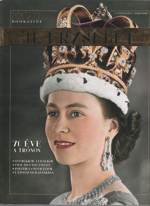 Nők Lapja Bookazine 2. évfolyam 2022. 1. szám - II. Erzsébet - Oskola Antikvárium