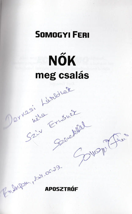 Nők meg csalás - Oskola Antikvárium