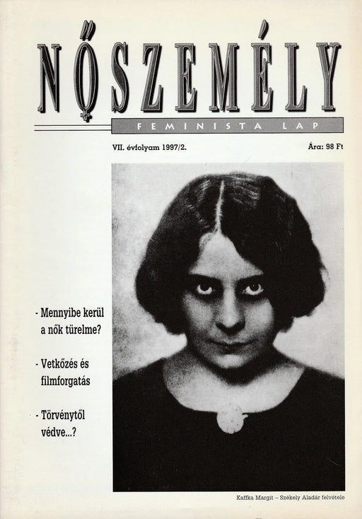 Nőszemély VII. évfolyam 1997/2. szám - Oskola Antikvárium