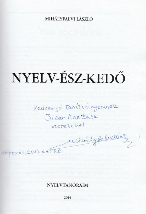 Nyelv - ész - kedő - Oskola Antikvárium