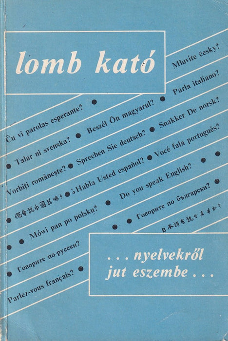 ...nyelvekről jut eszembe...