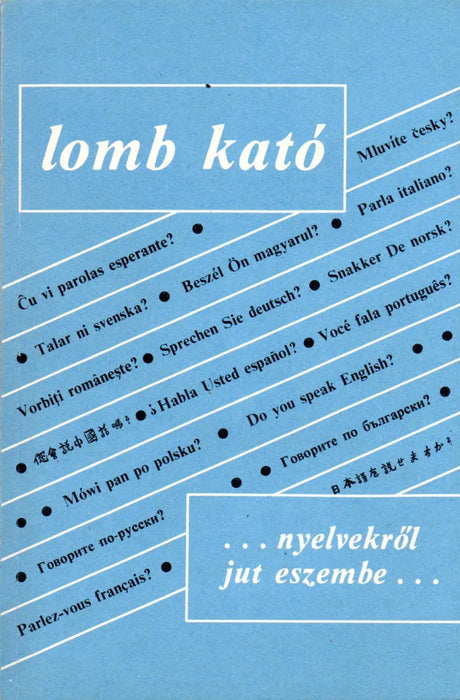 Nyelvekről jut eszembe... - Oskola Antikvárium