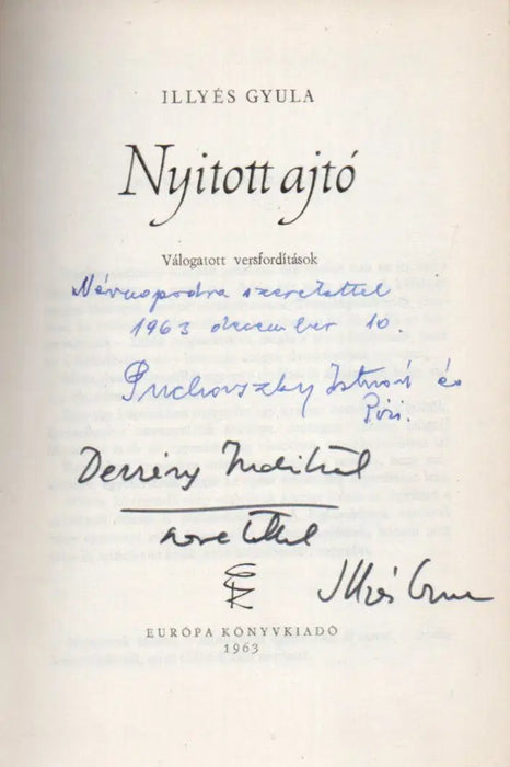 Nyitott ajtó - Oskola Antikvárium