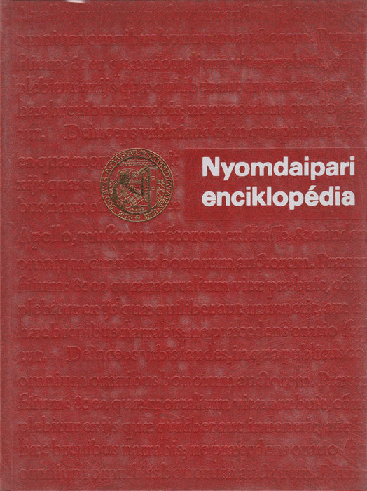 Nyomdaipari enciklopédia - Oskola Antikvárium