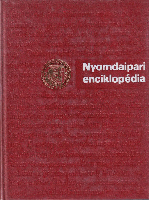 Nyomdaipari enciklopédia - Oskola Antikvárium