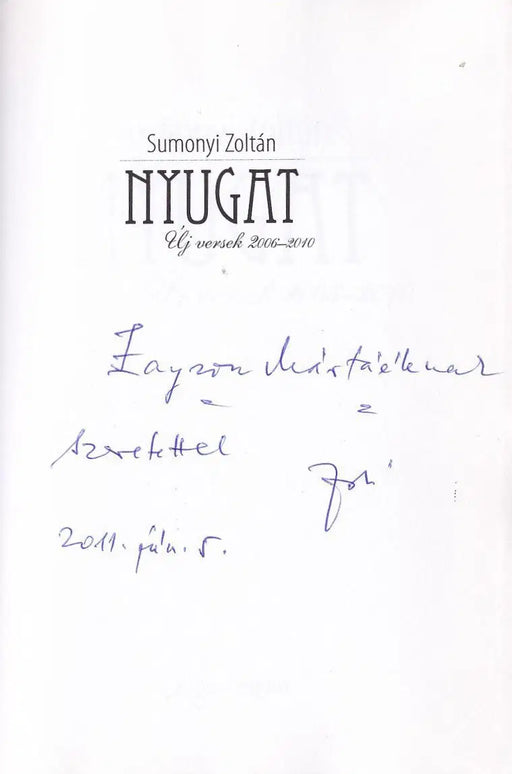 Nyugat - Oskola Antikvárium