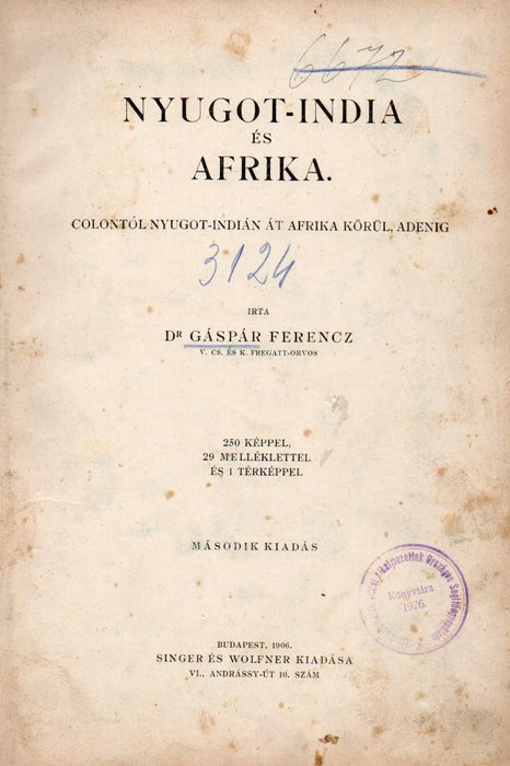 Nyugot - India és Afrika - Oskola Antikvárium