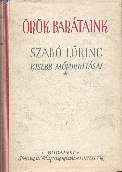Örök barátaink - Oskola Antikvárium