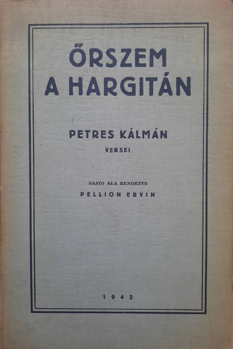 Őrszem a Hargitán - Oskola Antikvárium