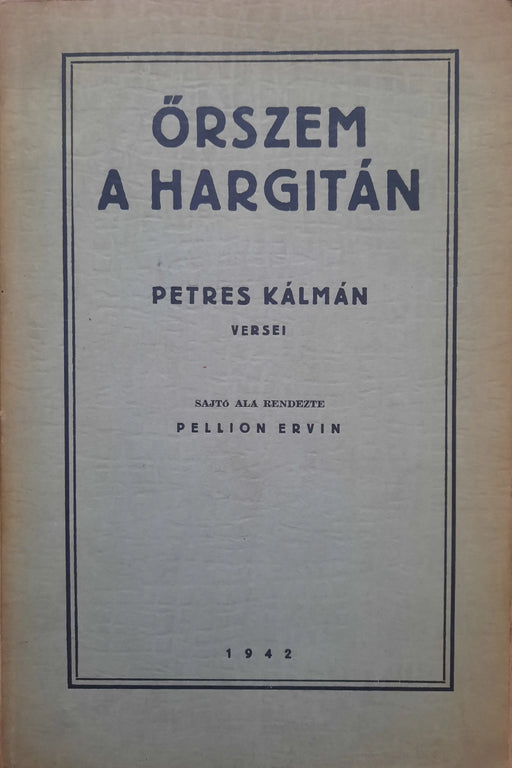 Őrszem a Hargitán - Oskola Antikvárium
