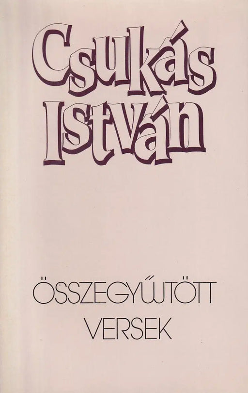 Összegyűjtött versek - Oskola Antikvárium