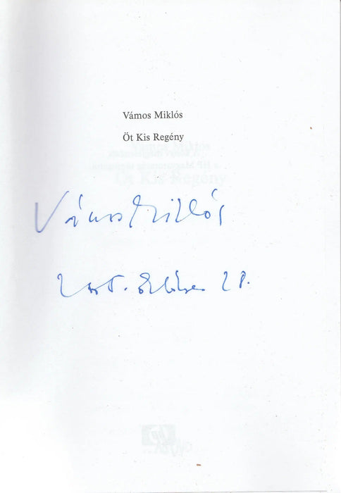 Öt Kis Regény - Oskola Antikvárium