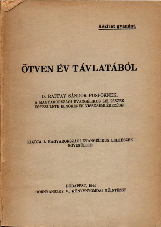 Ötven év távlatából - Oskola Antikvárium
