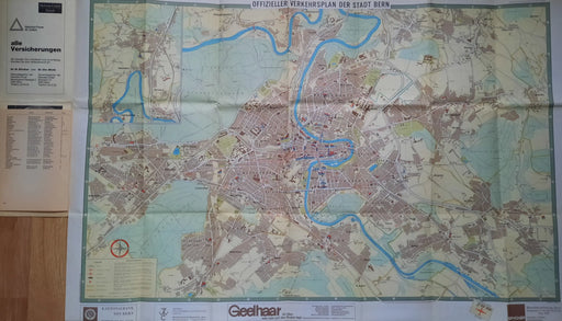 Offizieller Stadtplan - Bern - Oskola Antikvárium