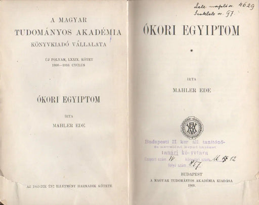 Ókori Egyiptom - Oskola Antikvárium