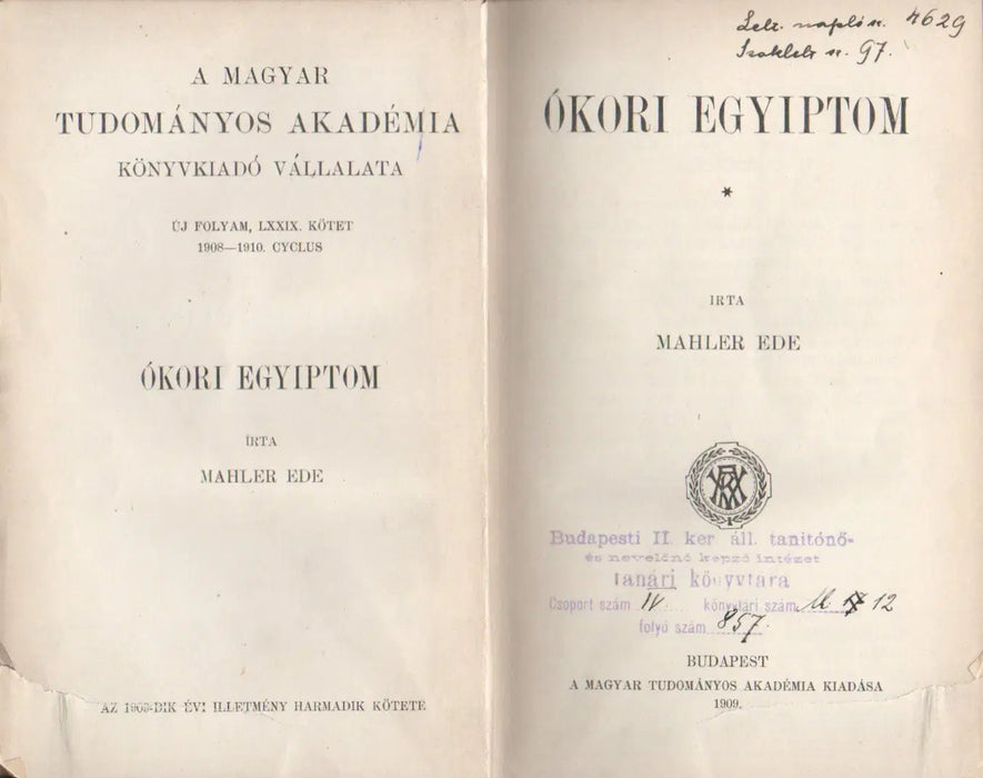 Ókori Egyiptom - Oskola Antikvárium