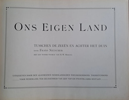 Ond eigen land 1883 - 1908 - Oskola Antikvárium