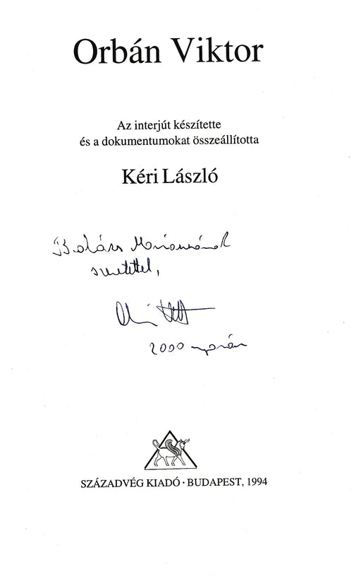 Orbán Viktor - Oskola Antikvárium
