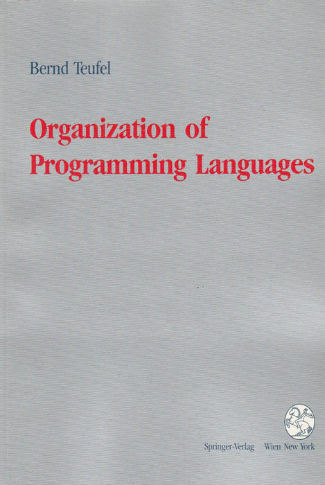 Organization of Programming Languages - Oskola Antikvárium