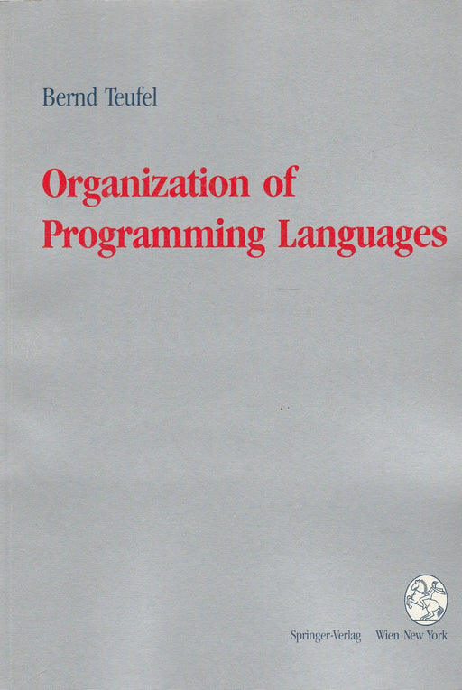 Organization of Programming Languages - Oskola Antikvárium