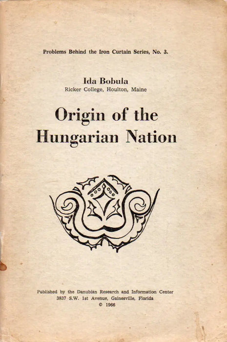 Origin of the Hungarian Nation - Oskola Antikvárium