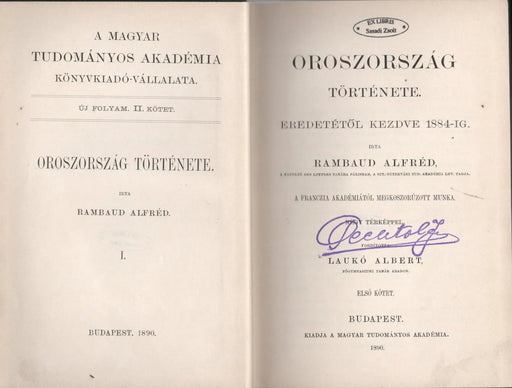 Oroszország története I - II. - Oskola Antikvárium