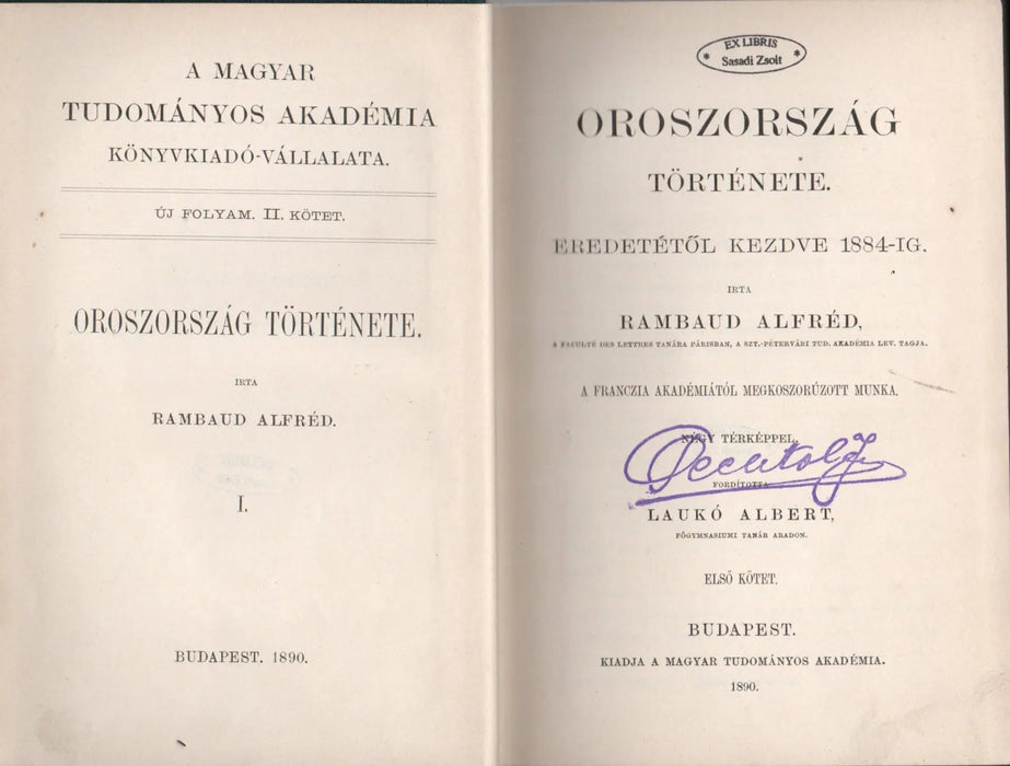 Oroszország története I - II. - Oskola Antikvárium