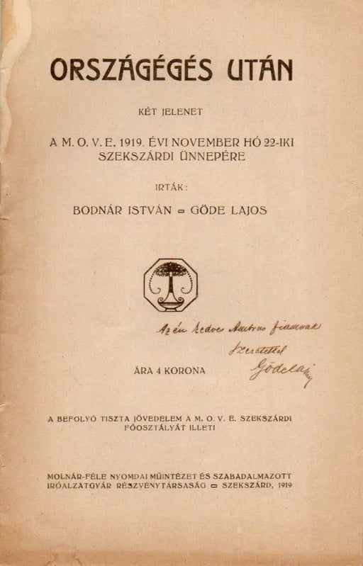 Országégés után - Oskola Antikvárium