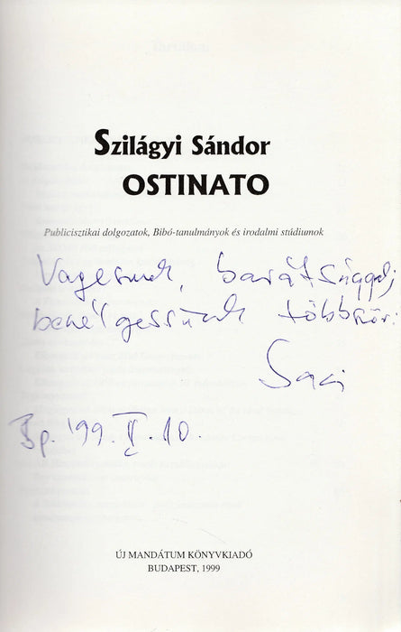 Ostinato - Oskola Antikvárium