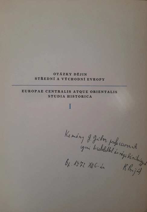 Otázky dějin Střední a Východní Evropy I. - Oskola Antikvárium